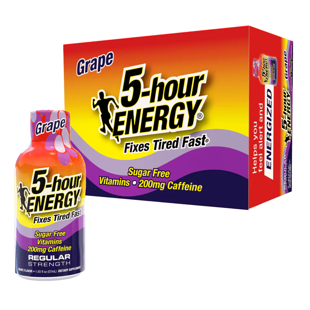 5-Hour Energy Regular Strength Grape 12pk